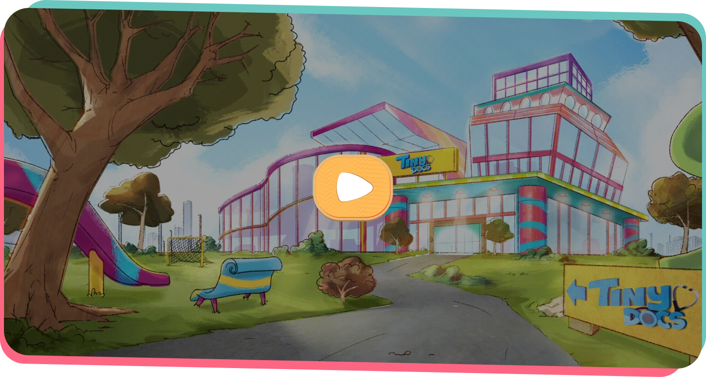 Preview thumbnail of animated educational library video showcasing children's learning content